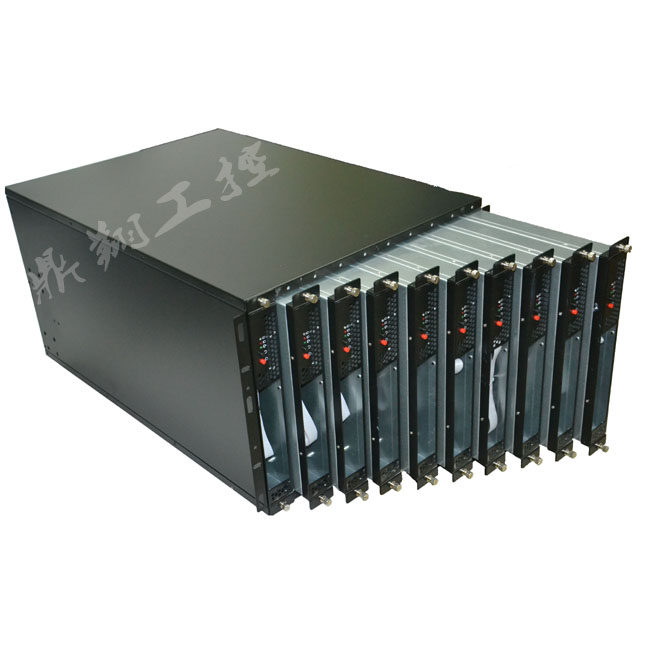 托管式刀片式服务器机箱idc刀片机箱10个子系统1u机箱