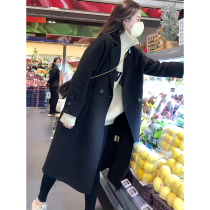 Black Son Great Clothes Woman 2021 Autumn Winter Clothing New Korean Version Bursting With Superior Temperament Thickened Fur Coats