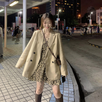 Card Its Color Suit Jacket Woman 2022 Spring and Autumn Style Superior Design Sensation Small Crowd Casual Korean Version Slim jacket Western suit