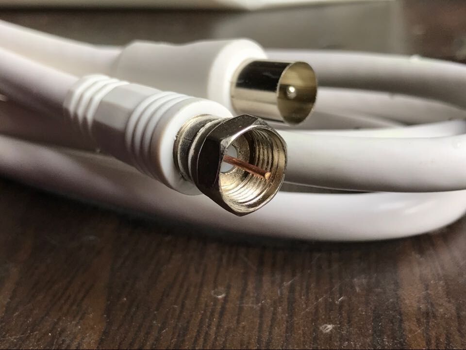 视贝原装射频线 闭路线 av线同州原厂广电机顶盒信号线rf英制f头