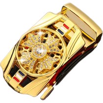Belt buckle head automatic buckle mens inner buckle accessories do not fade and do not rust new high-end lucky clip