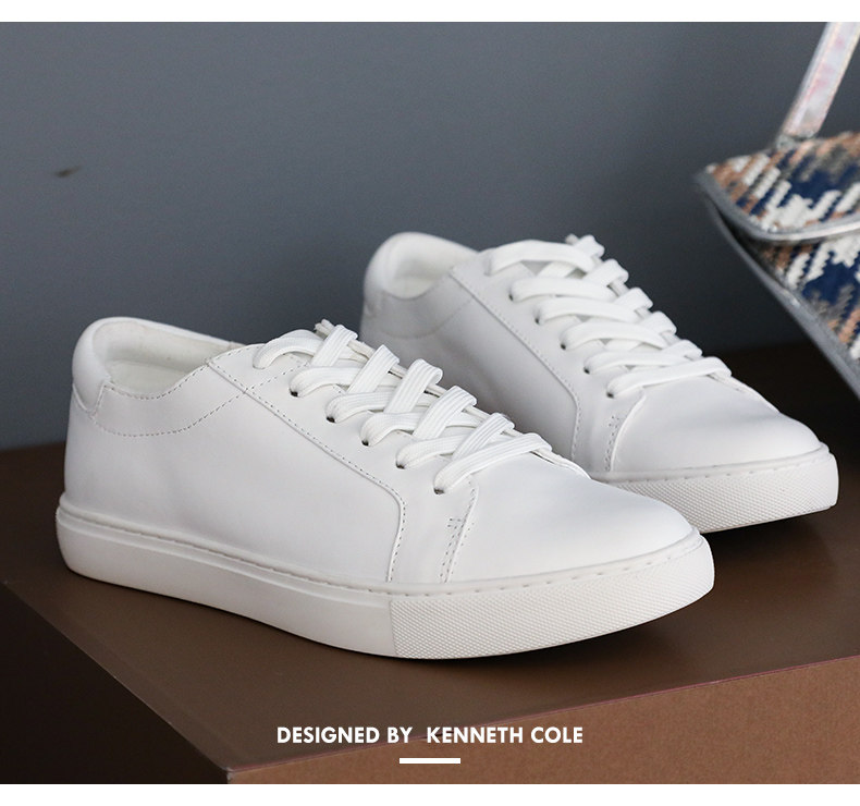 【kenneth cole】女士小白鞋