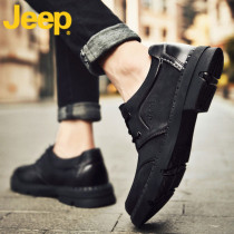 jeep gip leather shoes men genuine leather casual business positive clothing shoes men shoes summer breathable Inn soft undertide shoes