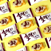 Small fish cake sugar cake sandwich cake fish cake independent packaging childrens snacks Western cake casual good friends