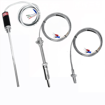 Temperature sensor pt100 thermocouple k type E-type thermal resistance measurement temperature sensing wire compression spring type temperature control probe screw