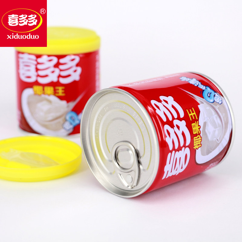 【喜多多】椰子汁果冻饮料200g*15罐