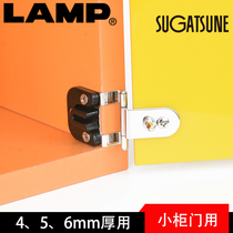 Japan Shiga Zhinislamp with buckle power half cover door hinge resin door hinge without frame glass door hinge GHC3