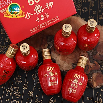 古井小罍神红款50度100ml*6瓶