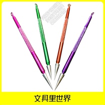 Diamond Diamond Color Acne Needle Double - head Slip - pine acne needle anti - slip stereo edges