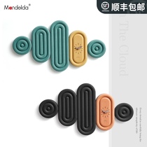 Oversized high-value light luxury Nordic clock clock clock living room simple modern home decorations background wall