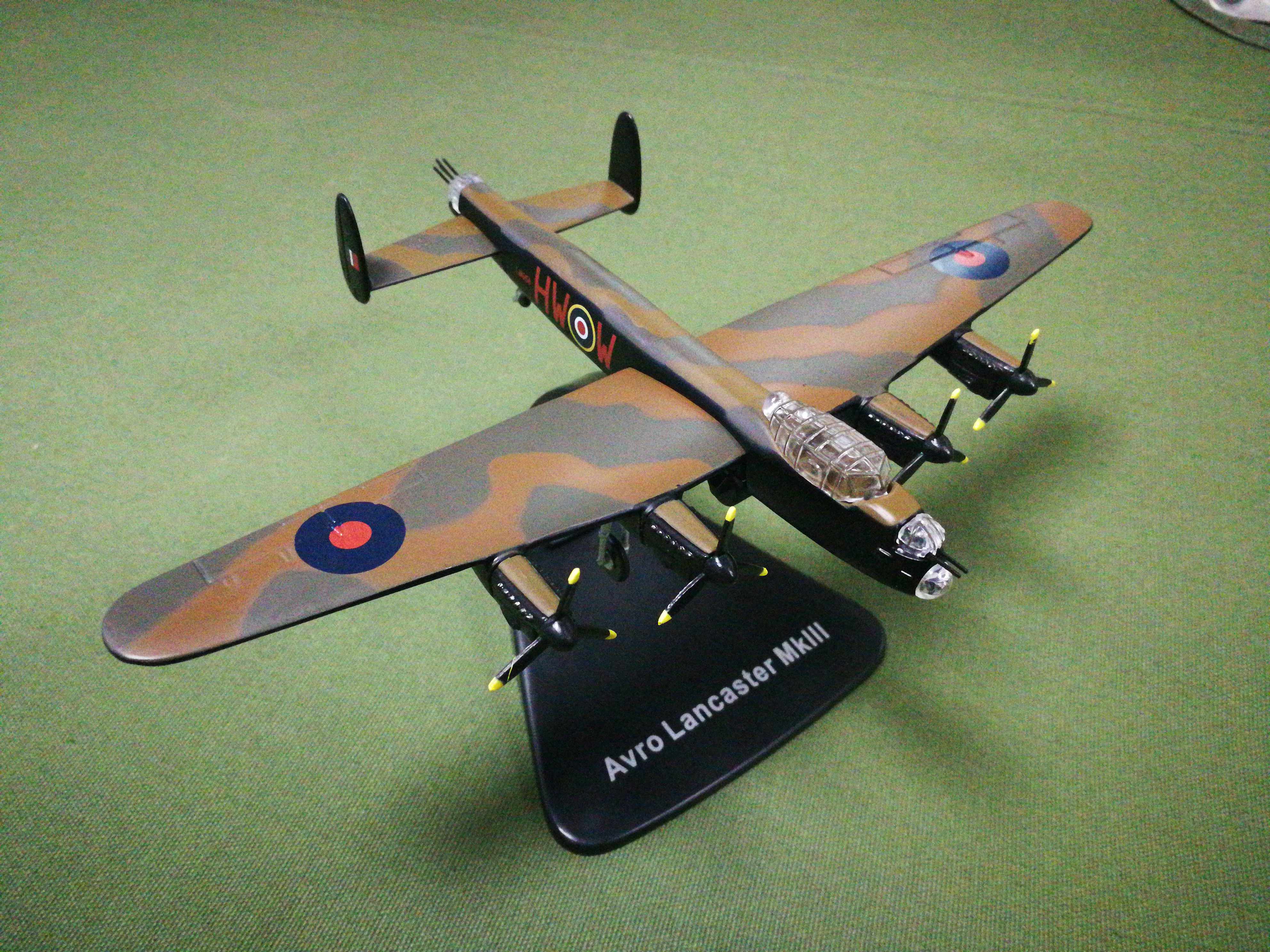 二战英国avro lancaster mkiii合金飞机模型