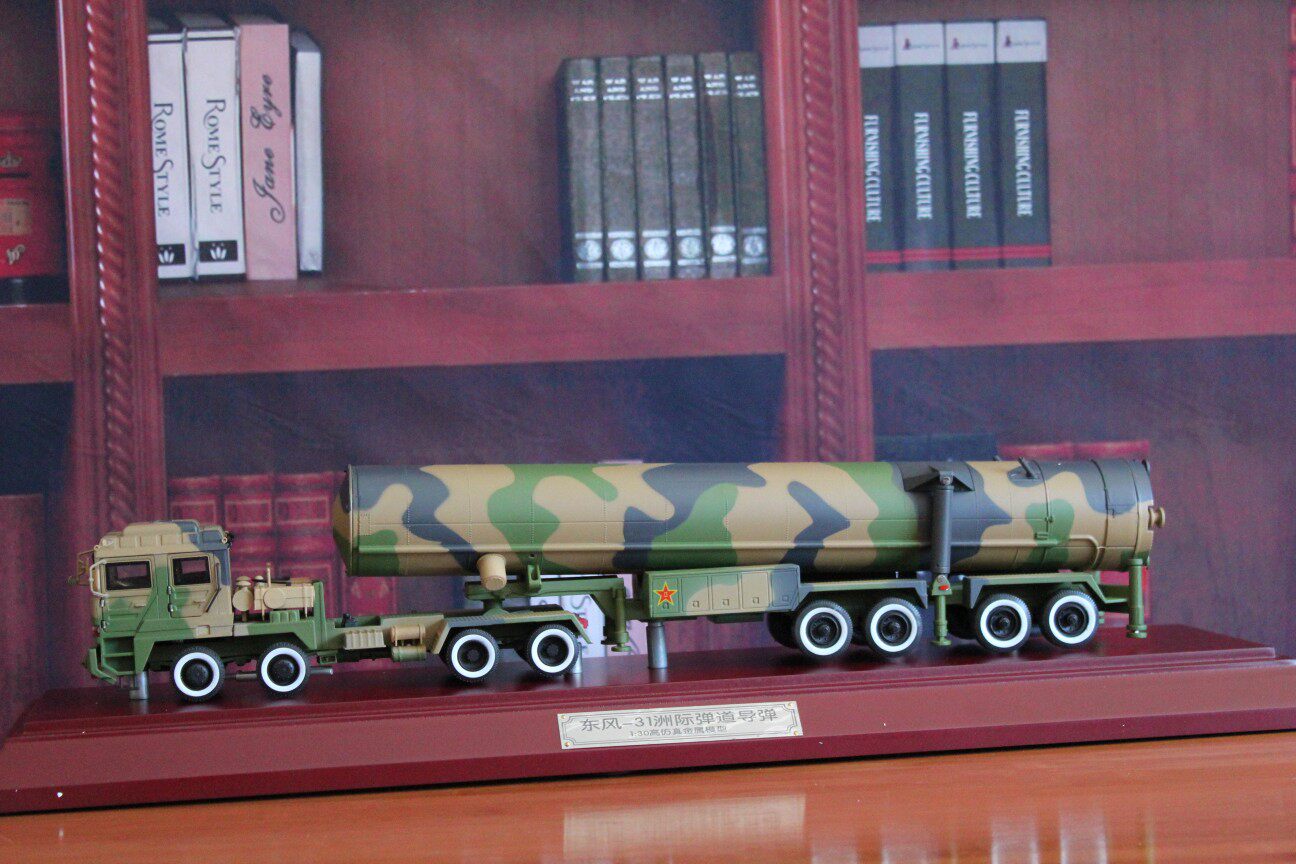 1/30合金 df-31 东风31洲际导弹 df-31a 导弹远程导弹模型