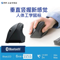 Japan Sanwa Mountain Industry Wireless Mouse Vertical Grip Vertical Bluetooth Wrist Game Office Silent Smooth Mouse