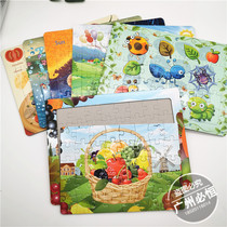 Refrigerator stickers puzzle customization creative magnetic paper jigsaw puzzle childrens puzzle animal jigsaw puzzle custom manufacturers