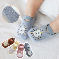 Baby Flooring Socks Pure Cotton Spring Autumn Thin ANTI-SLIP AND COOL BABY SOCKS SHOES SPRING SUMMER MALE GIRL CHILD SOCKS JACKET