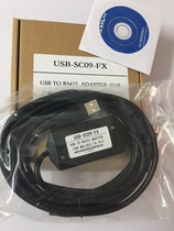 Mitsubishi PLC cable USB-SC09-FX (black) three Ling USB download cable can send tutorial send email