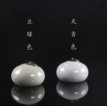 Gothic kiln tea pot small mini ceramic sealed tank ceramic tea can be customized with LOGO