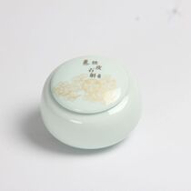 New small Dendrobium candidum ceramic sealed jar about 120 grams of Fengdou sliced Dendrobium pollen ceramic jar