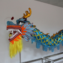 Lake Blue Golden Dragon Five Thousand Dragon Lantern Dragon Dance Props Dragon and Lion Props Guizhou Dragon Lantern Guangdong Dragon Lantern