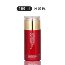 100ml red toner lotion water glass bottle cosmetic packaging material packaging bottle kit spot