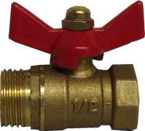 4 points DN15 inner and outer teeth copper disc valve butterfly valve switch water heater switch inner and outer wire limited time special price