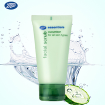 British BOOTS Cucumber Facial Scrub Gentle Deep Cleansing to remove Blackheads and Dead Skin Exfoliation 50ml