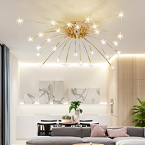 Nordic bedroom lights warm creative childrens room lamps living room lights simple postmodern starry ceiling lights