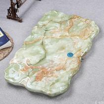 Tea set Complete set of ice-cracked Kung Fu tea tray Tea set Tea drinking four-in-one electric stove imitation jade head tea tray Tea sea