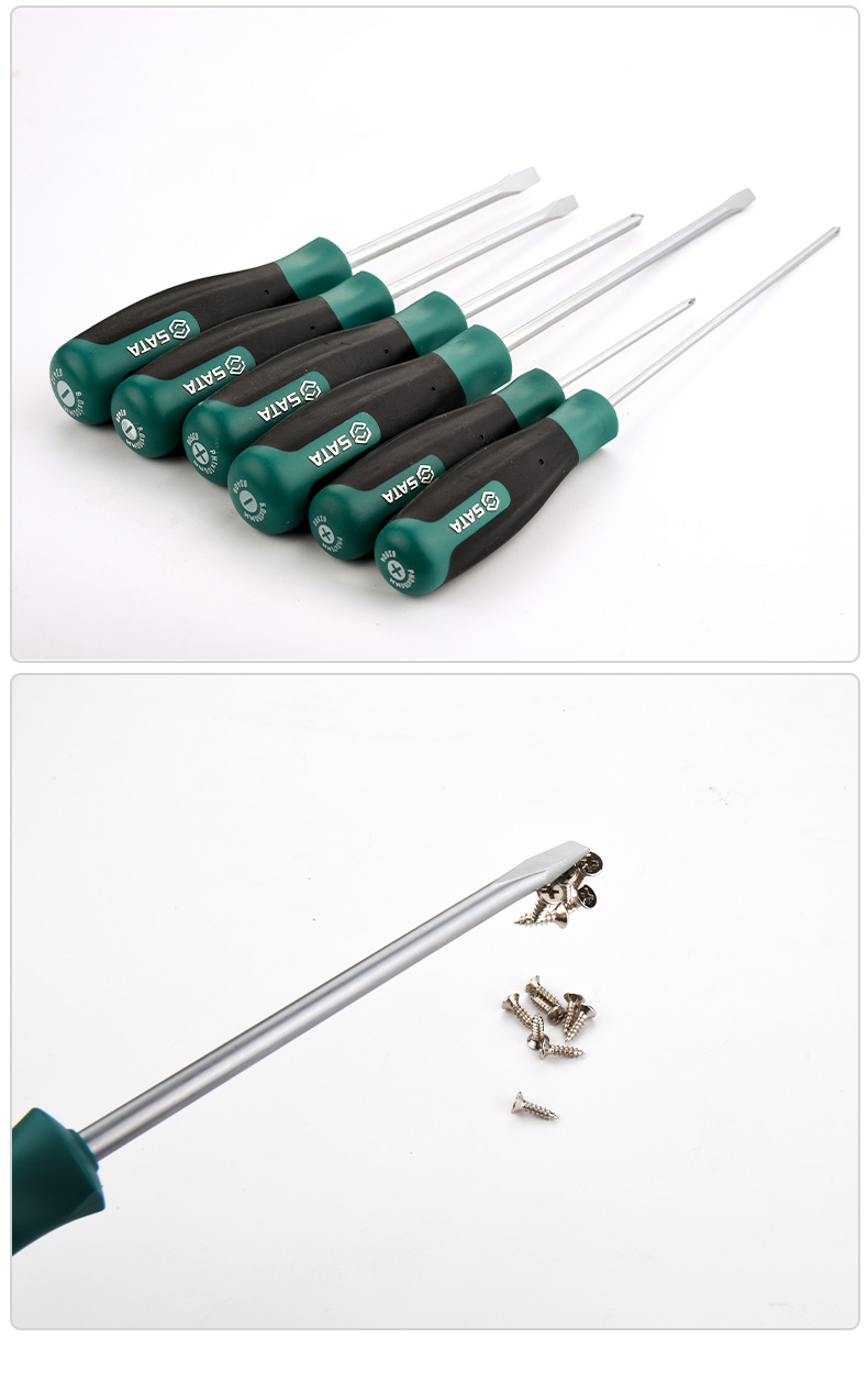 世达t系列一字螺丝刀 s2超硬镙丝批工具家用改刀小改锥大号长起子