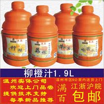 Qianxiwang product willow orange juice (orange juice) 1 9L fruity drink thick pulp milk tea shop special raw material concentrated juice