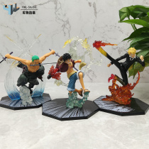 One piece hand-made model Luffy Sauron Mountain Ji doll Shanks send boys day Valentines Day graduation gift