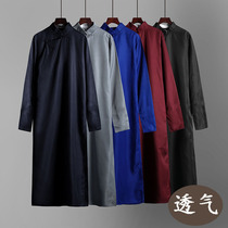 Aphoric coat Men's robe in the shirt of the Republic of Tokunaga Magazine Retro Chinese style best man costume