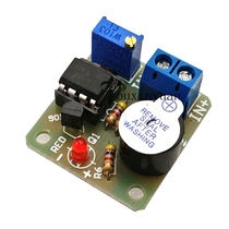 12V accumulator anti-discharge sound and light alarm anti-discharge protection plate low pressure undervoltage protection module