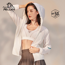 Burhy and 2020 long models of ice silk sunscreen women anti-ultraviolet ultra-thin breathable sunscreen with long sleeves skin windbreaker