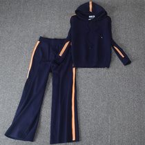 2020 early autumn Eurostock Tide Port Wind Fashion Suit Women Loose Knit Casual Big Code Broadlegged Pants Two Pieces Long Pants