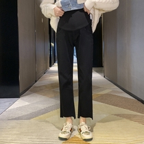 Joker thin nine points show thin pants Han fan pipe pants tapered casual straight pants pregnant womens pants 2021 new autumn