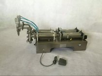 Medium version horizontal double-head liquid filling machine Electric integrated machine Laundry liquid semi-automatic liquid filling machine