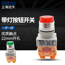 Shanghai lofty LAY37 (Y090) -11DN with light button LAY37-11DT with lamp self-lock button voltage