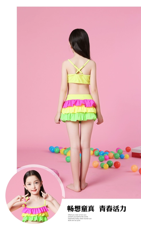 3.6 Đồ bơi trẻ em Cô gái Han Yiskin Một mảnh Váy trẻ em Trẻ em Trẻ em Học sinh Công chúa Đồ bơi cho trẻ sơ sinh 1 - Bộ đồ bơi của Kid