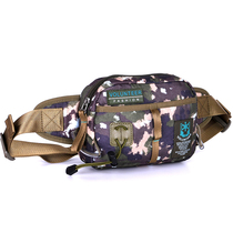 Mini sports bag waterproof outdoor running bag men and women Universal wear-resistant nylon cloth horizontal trend camouflage tactical army
