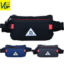 Hong Kong Tidal Card Multilayer Mobile Phone Pocket Abrasion Resistant Waterproof Canvas Cross Section Casual Multifunction Sports Waist Satchel Men and women