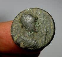 Kushan Copper Coin R1344S1-Nameless King-Sotmegas-1st century AD(18mm8 2g)