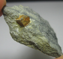 Mineral crystal rough FS2831WA-pyrite on the bedrock-Beijing Mentougou 4cm16g