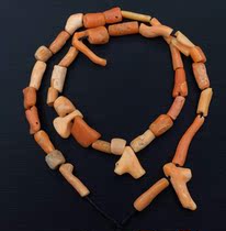 High ancient pearl R6290A32-High ancient coral bead string * Millennium pit color 5-6mm13 2g