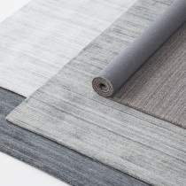 (Lazy cat) India imported Nordic gray wool silk living room handmade carpet whole house full of custom padded