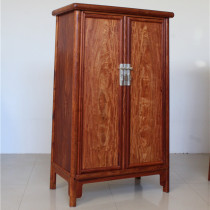 Burmese pear big fruit red sandalwood An Siyuan Aike round corner cabinet wardrobe noodle cabinet Ming style short cabinet Ming style corner cabinet