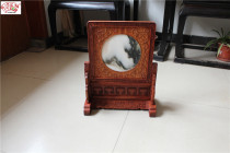 Myanmar Flower Pears Inserts Screen Carved screen Cloud stone insert screen Earth Mirror Screen