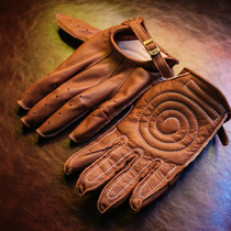 Foru Garage Summer Full Finger Beauty Locomotive Retro Spring Autumn Genuine Leather Motorcycle Ammy Click