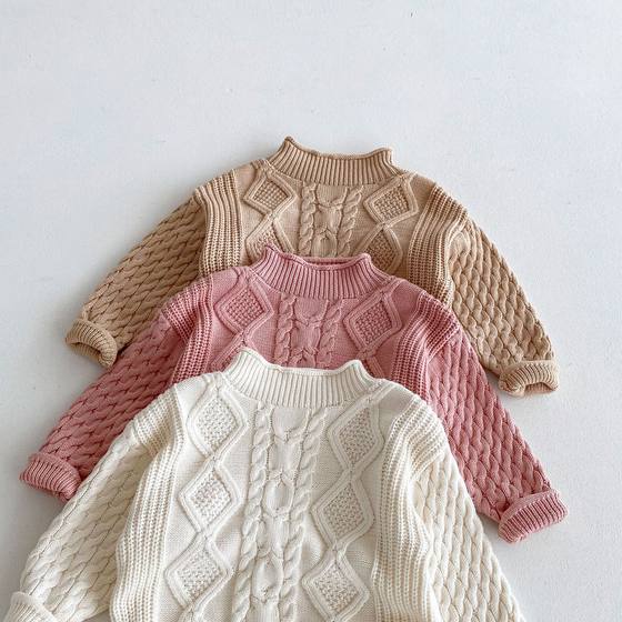 2025 autumn and winter new style for children Korean version for boys and girls solid color pattern for middle turtle neck knitted sweater pullover
2025 autumn and winter new style for children Korean version for boys and girls solid color pattern for middle turtle neck knitted sweater pullover