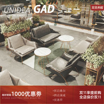 UNIDEA milk tea shop sofa table and chair combination dining cafe bar clean bar restaurant card seat lounge area sofa